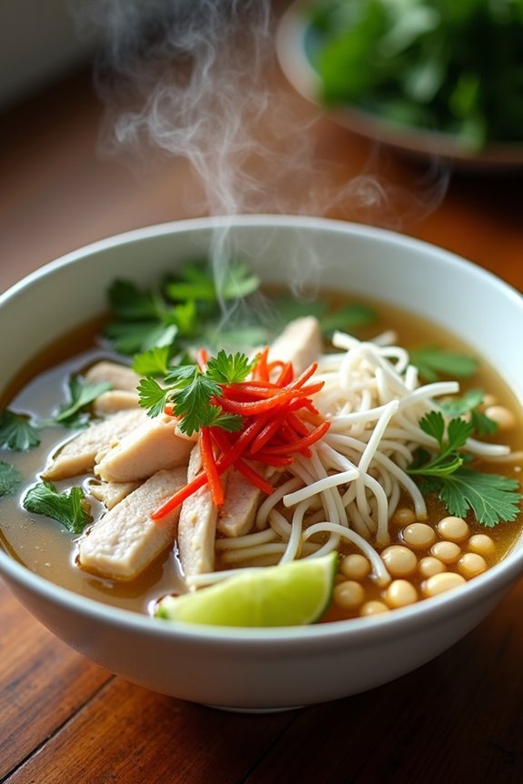 aromatic chicken pho recipe