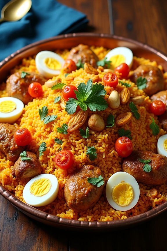 aromatic spicy chicken biryani