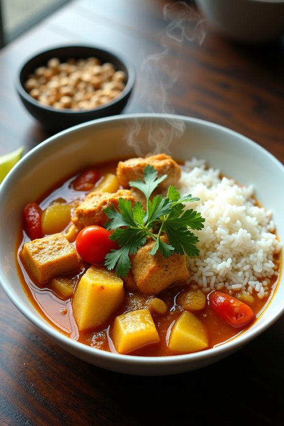aromatic thai massaman curry