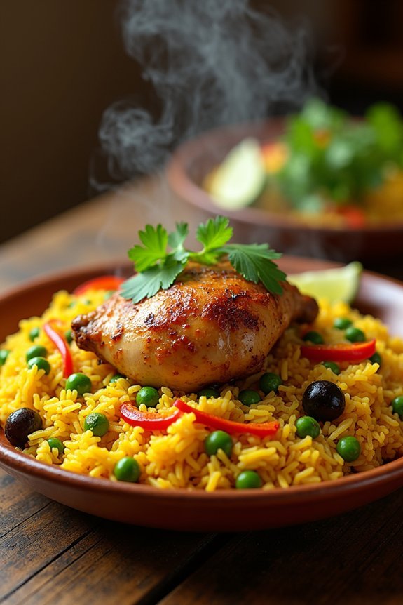 authentic arroz con pollo