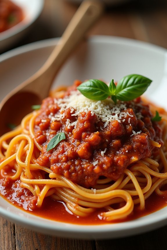 authentic bolognese meat sauce