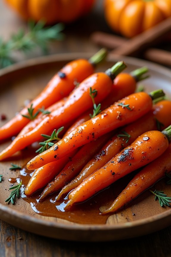 autumn spiced carrot dish