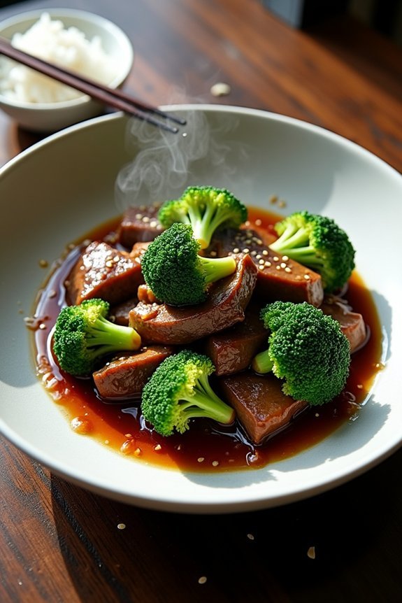 beef and broccoli stir fry