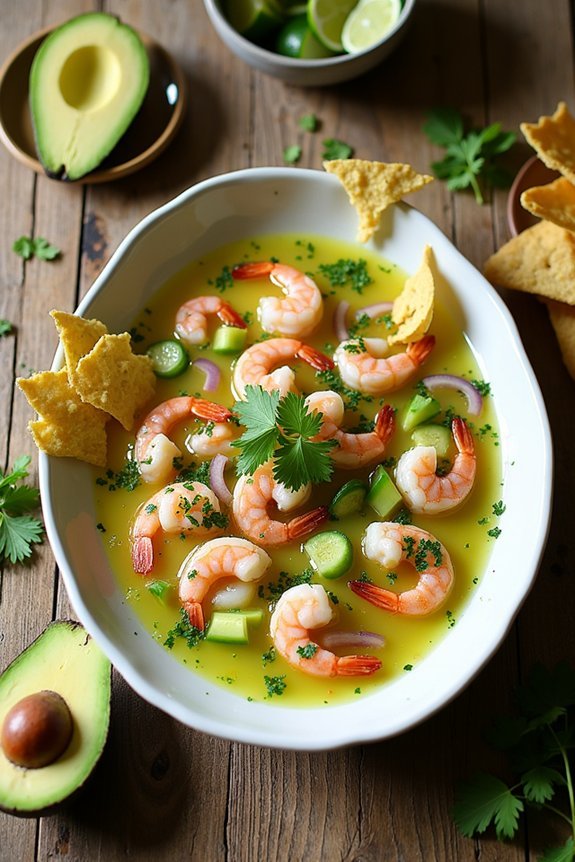 coastal mexican shrimp dish