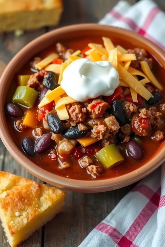 comfort food chili recipe