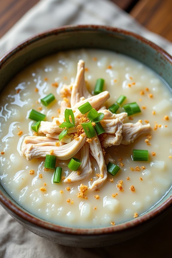 comforting asian rice porridge