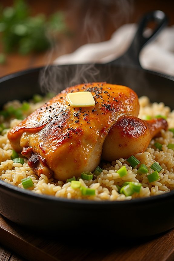 comforting chicken and rice
