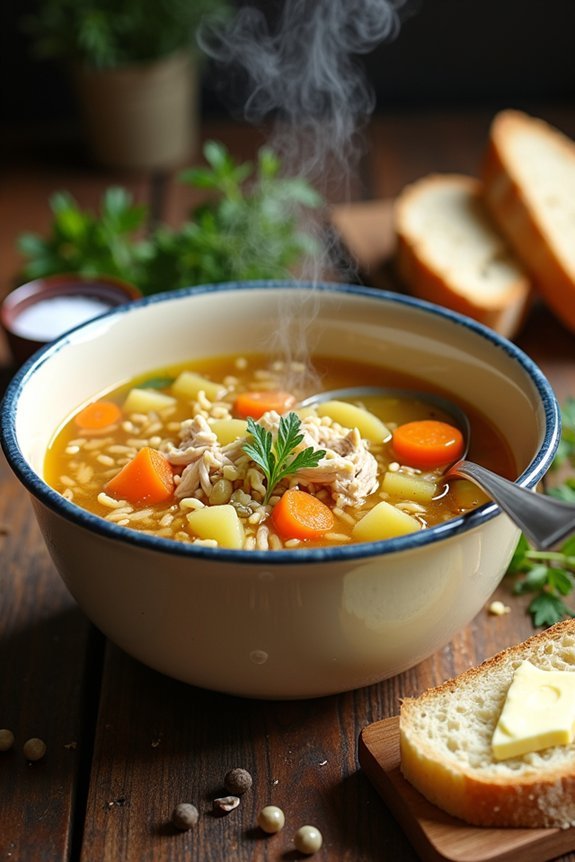 comforting chicken soup recipe