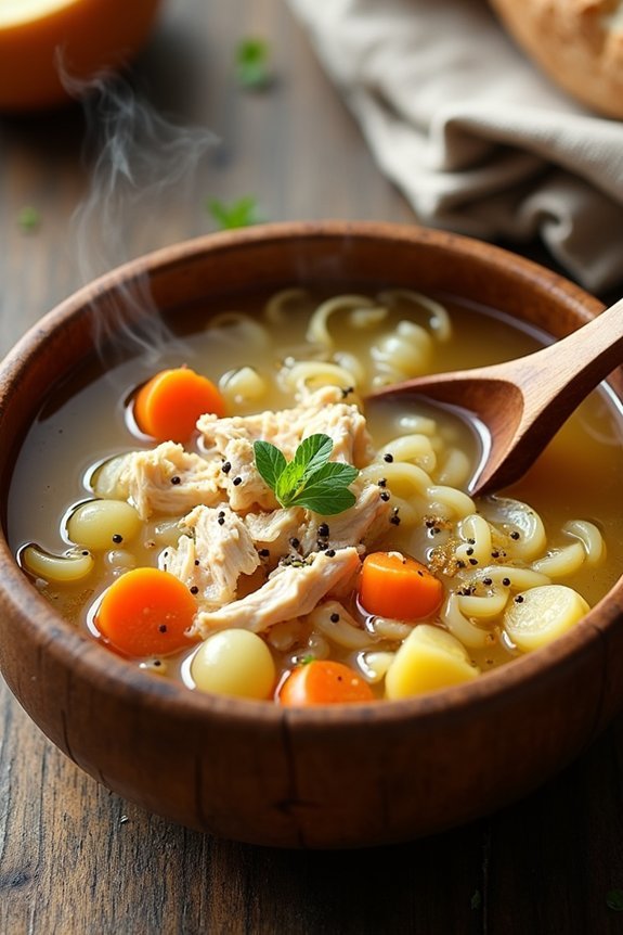comforting chicken soup recipe