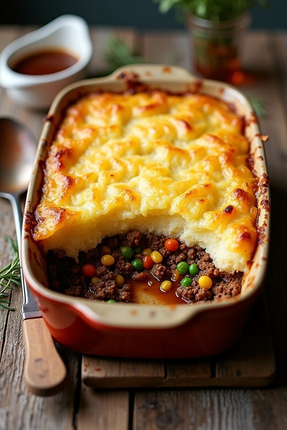 comforting classic meat pie