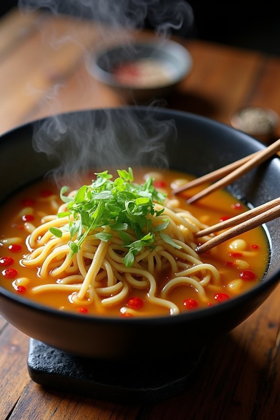comforting homemade ramen soup