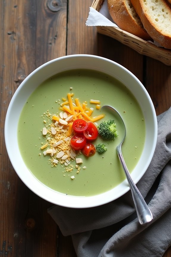 creamy broccoli soup recipe