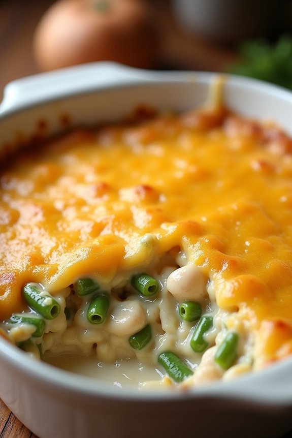 creamy cheesy chicken casserole