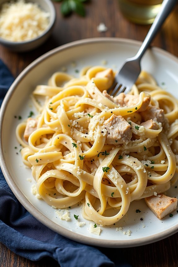 creamy chicken alfredo recipe