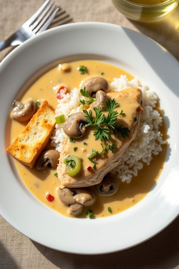 creamy chicken comfort dish