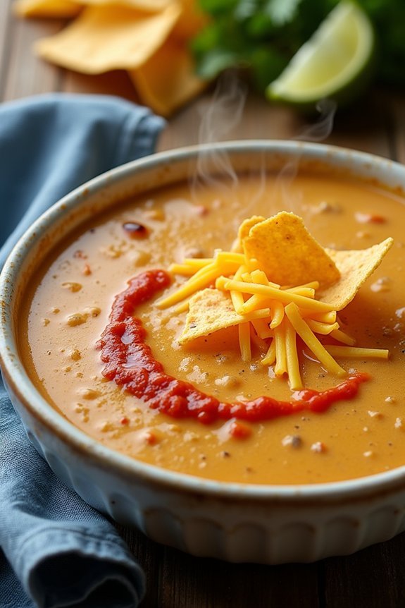 creamy chicken enchilada soup