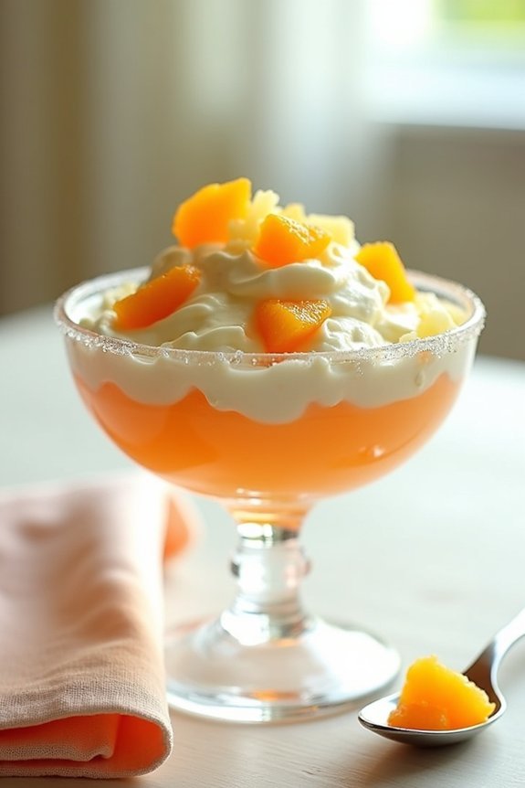 creamy citrus jello salad
