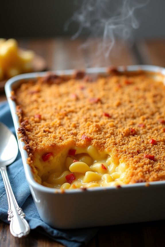 creamy macaroni casserole recipe