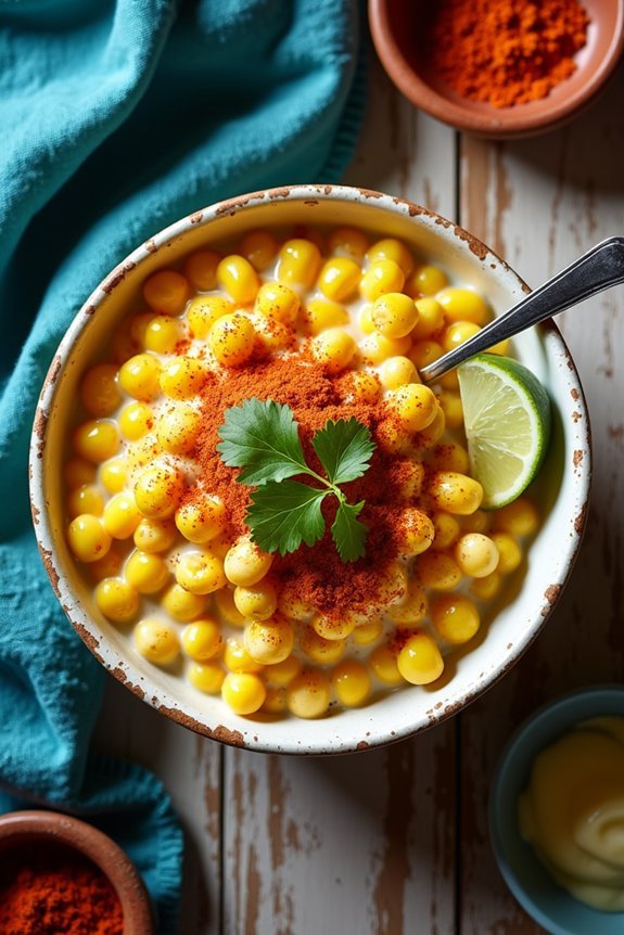 creamy mexican street corn
