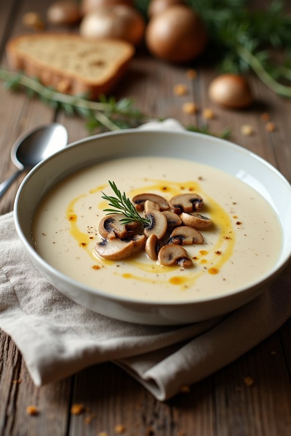 creamy mushroom soup recipe