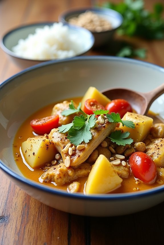 creamy peanut thai curry