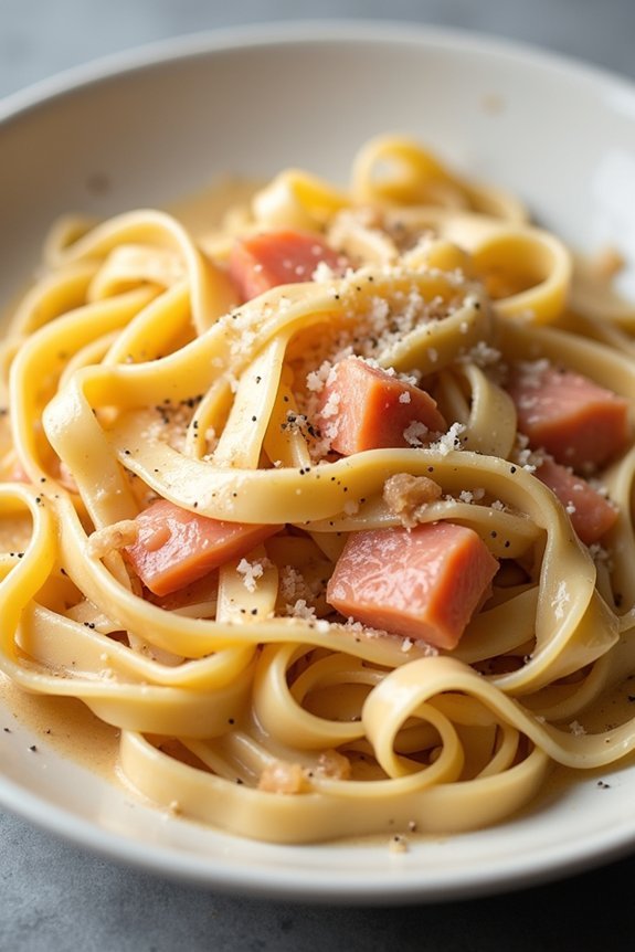 creamy smoked salmon pasta