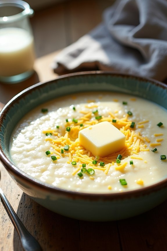 creamy southern comfort grits