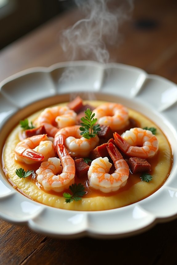 creamy southern shrimp grits