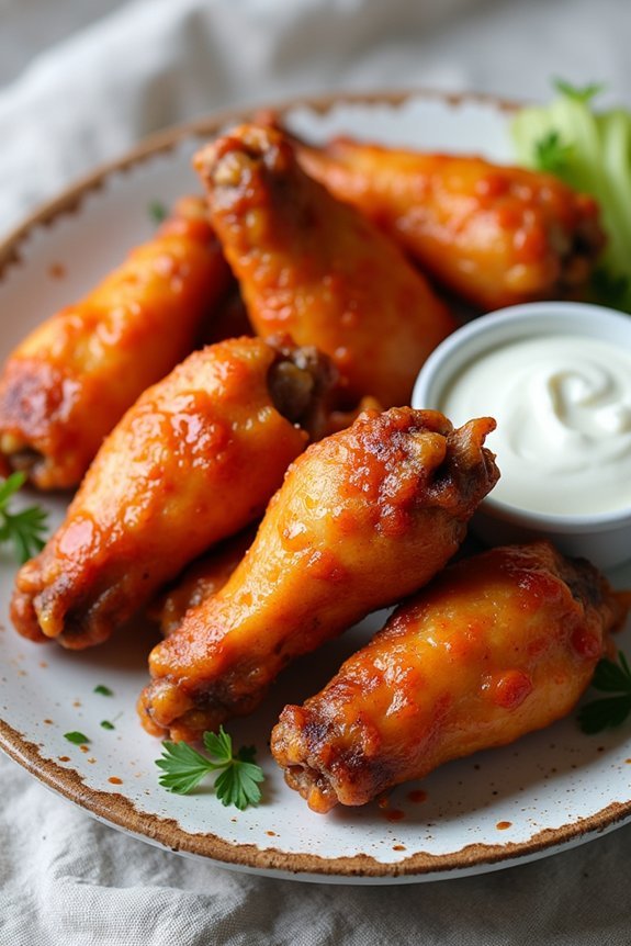 crispy air fryer wings