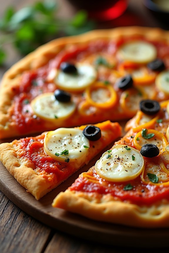 crispy angel hair pizza