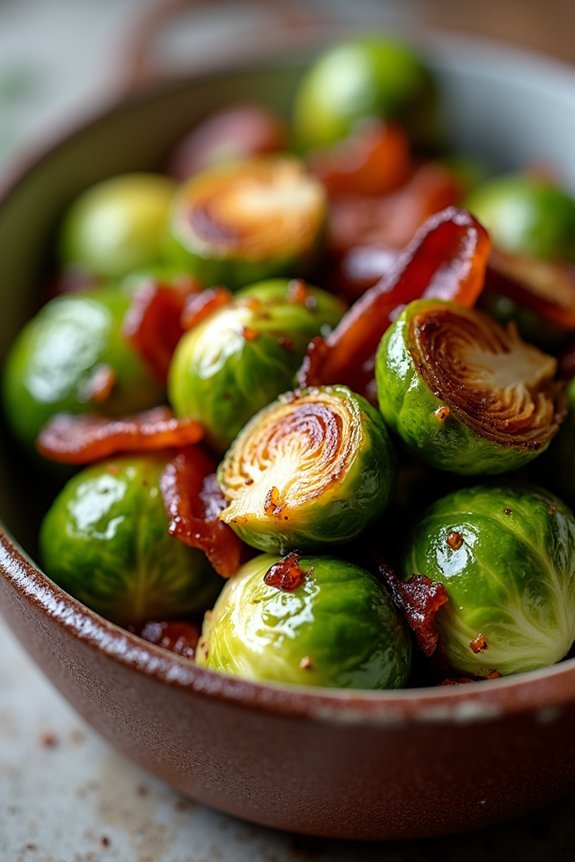 crispy bacon brussels sprouts
