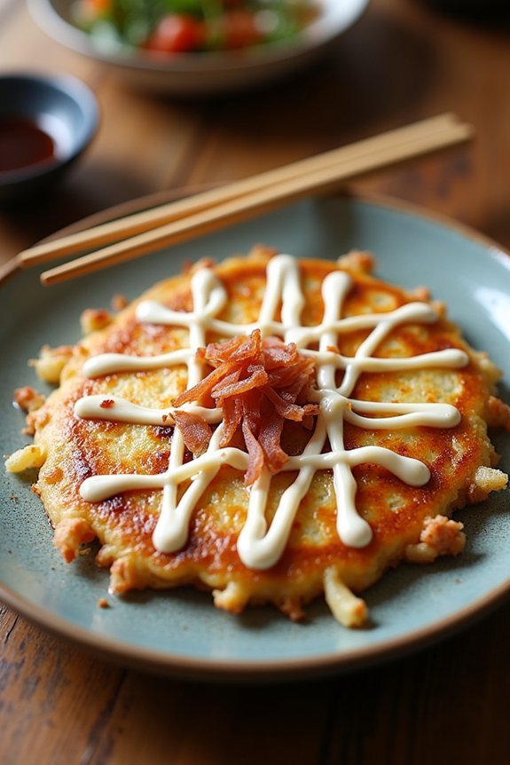 crispy flavorful vegetable pancake