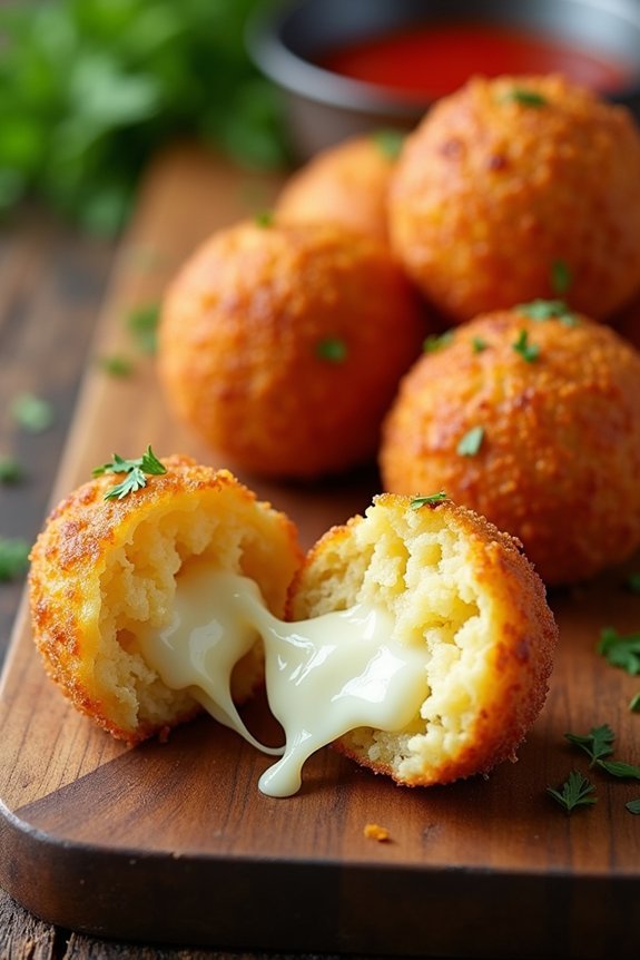 crispy italian rice balls