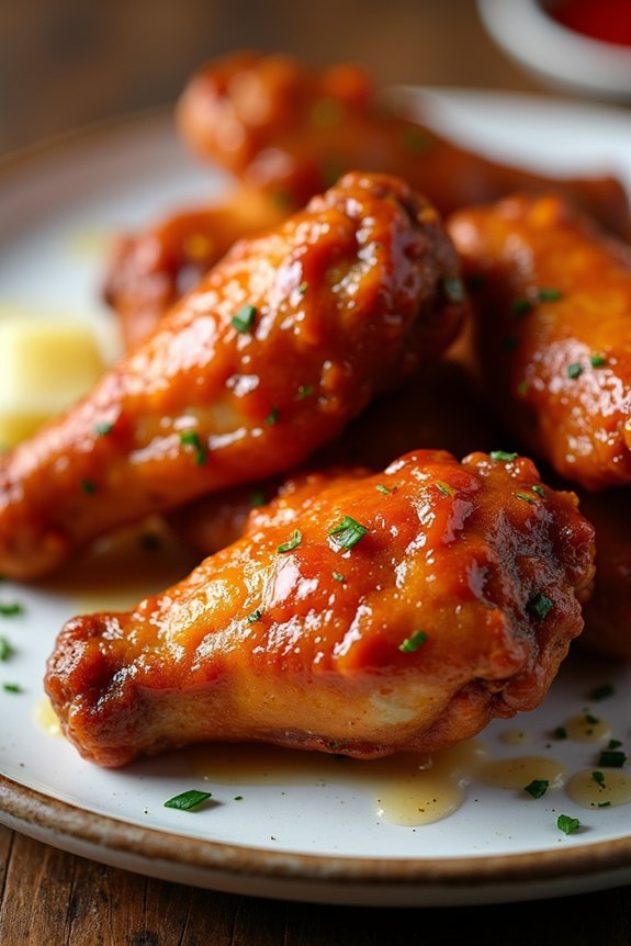 crispy marinated air fryer wings