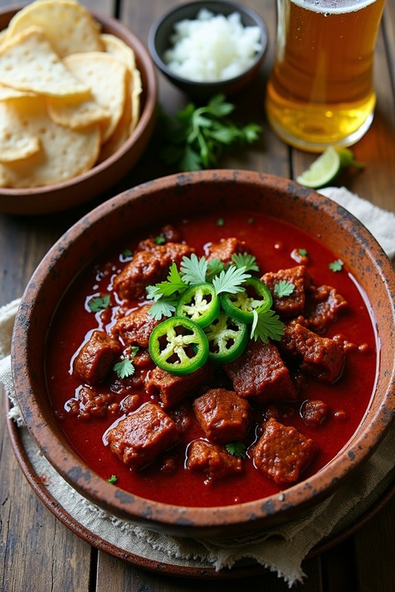 delicious beef in chili