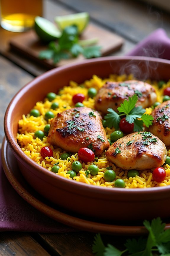 delicious chicken and rice