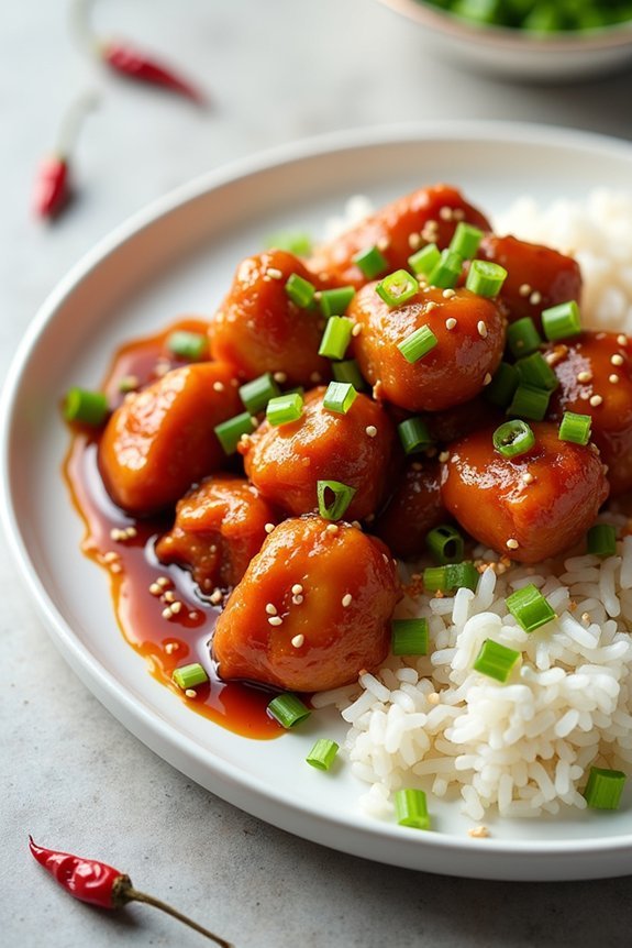 delicious general tso chicken