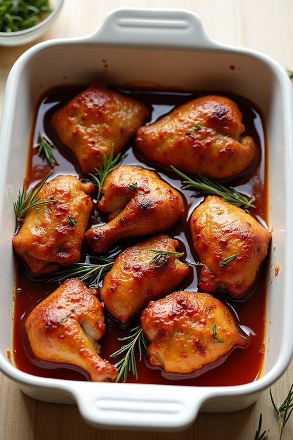 delicious honey glazed chicken