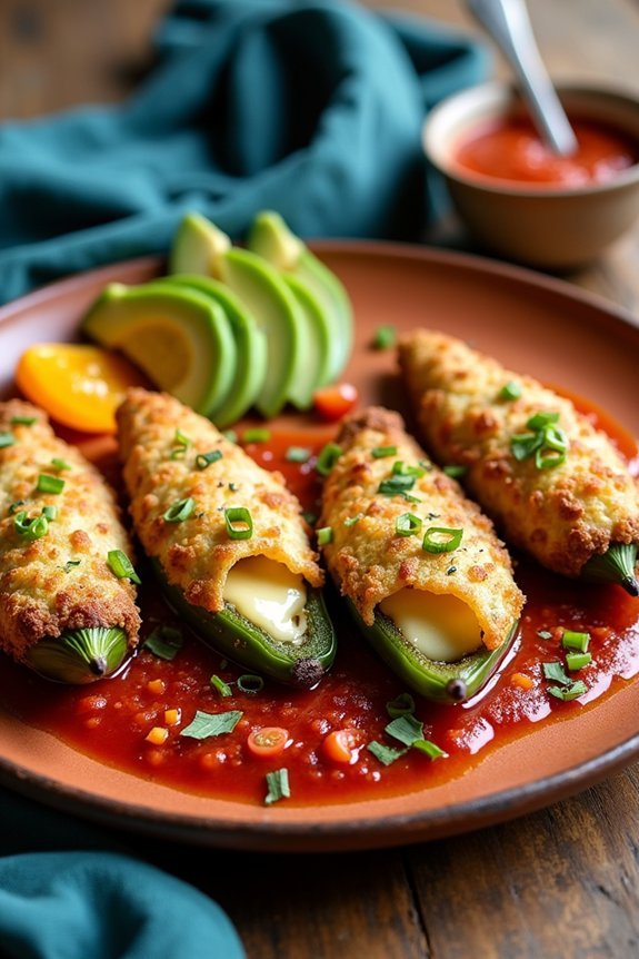 delicious stuffed chile peppers