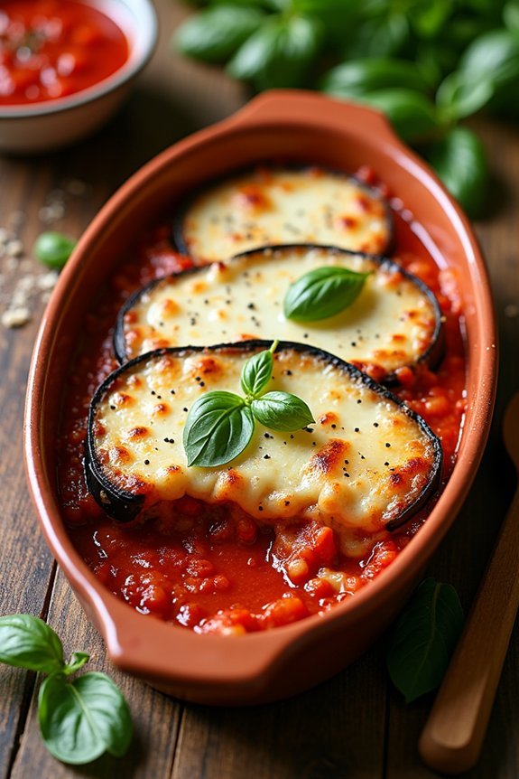 eggplant parmesan italian dish