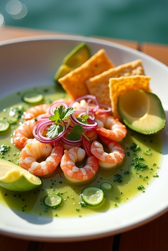 fiery shrimp aguachiles recipe