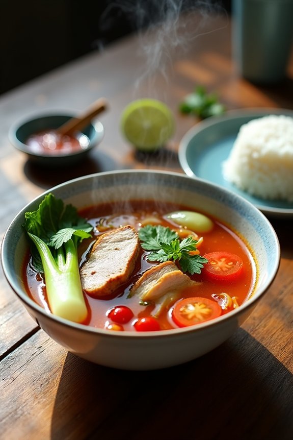filipino savory tamarind soup