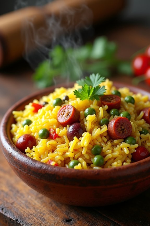 flavorful puerto rican rice dish