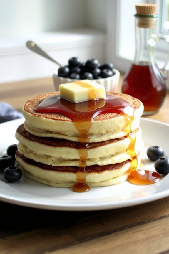 fluffy homemade pancake recipe