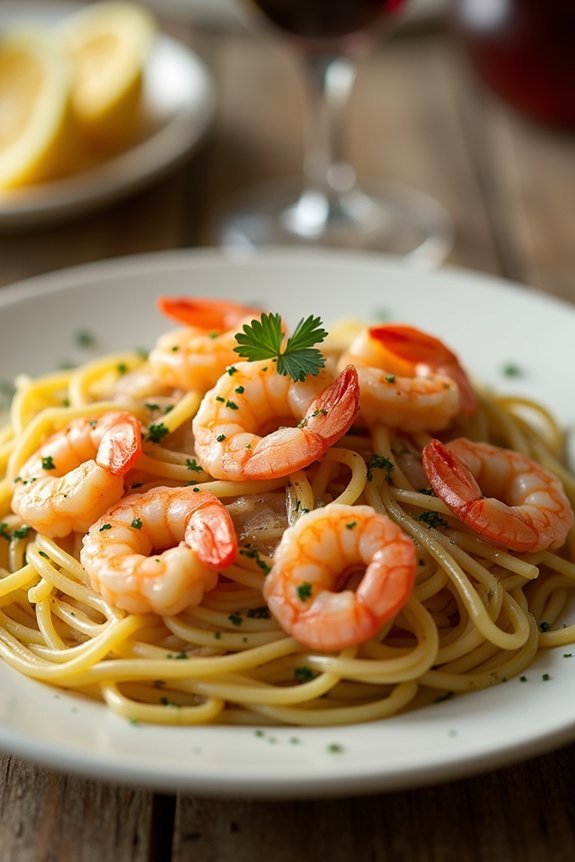 garlic butter shrimp scampi