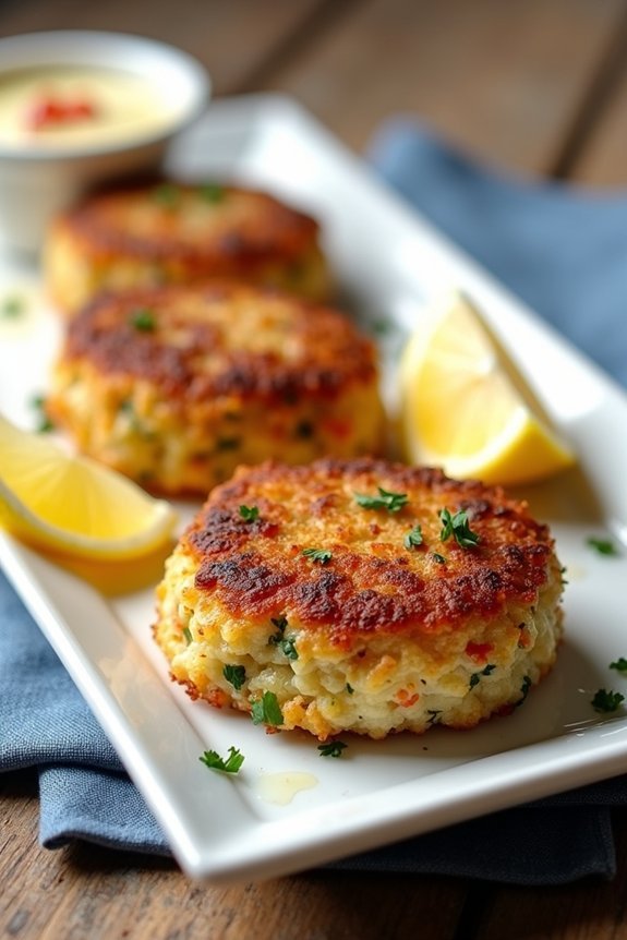 golden king crab cakes recipe