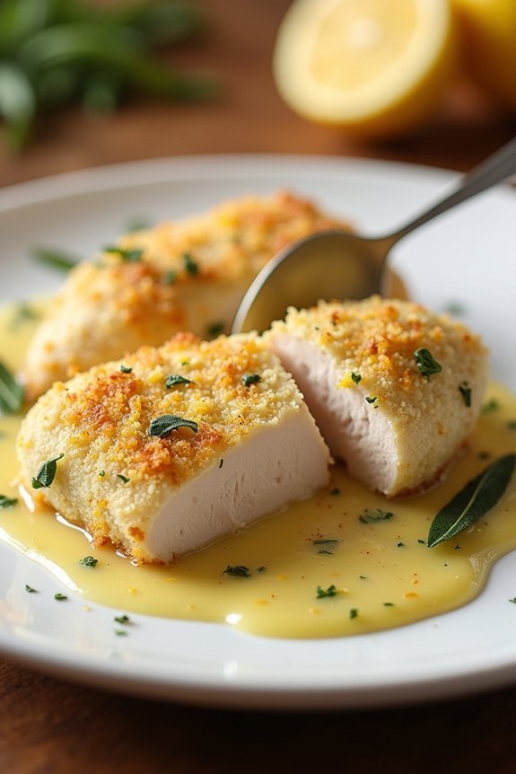 golden parmesan crusted chicken