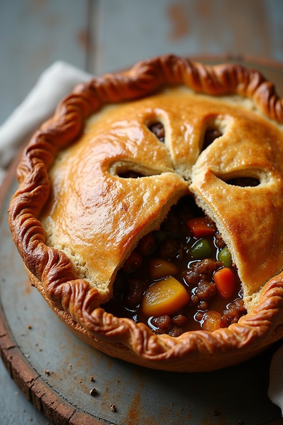 hearty beef stew pie