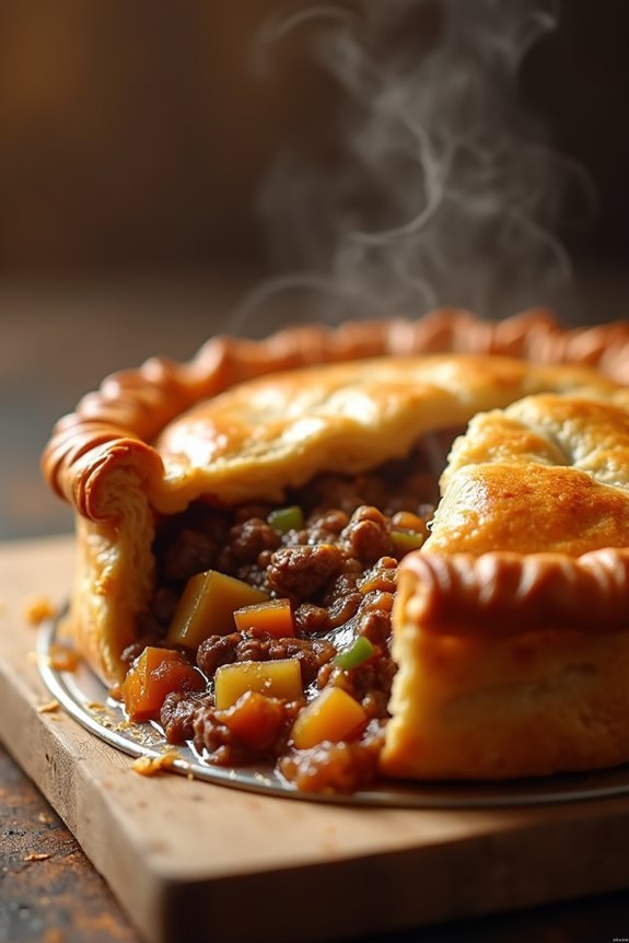 hearty beef stew pie