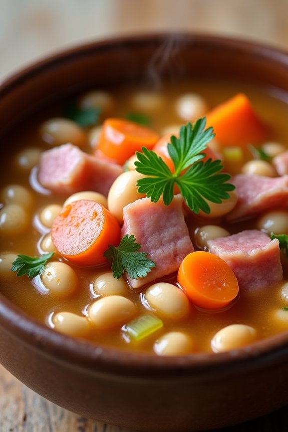 hearty ham and bean soup
